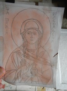 Drawing on tracing paper