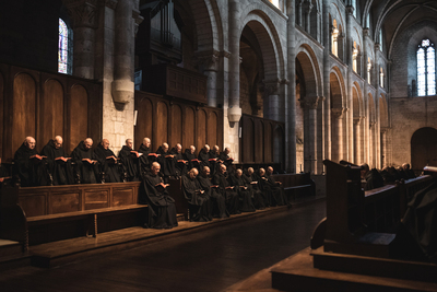 L'office des Vêpres au choeur