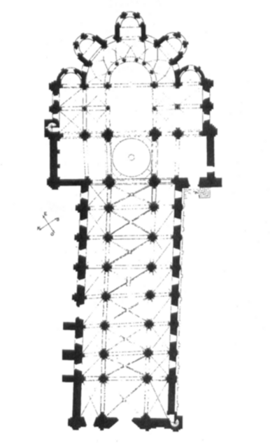 plan de l'église