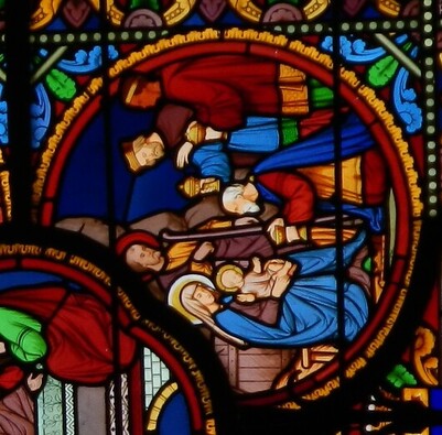 Vitrail - visite des Mages