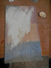 Marouflaged board