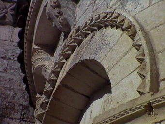 détail d'une fenêtre d'absidiole
